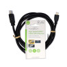 High Speed ​​HDMI™-Kabel met Ethernet HDMI™ Connector HDMI™ Micro-Connector 4K@30Hz 10.2 Gbps 2.00 m Rond PVC Zwart