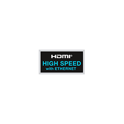 Câble HDMI Haute Vitesse avec ethernet HDMI™ Connecteur HDMI™ Micro Connecteur 4K@30Hz 10.2 Gbps 2.00 m Rond PVC Noir