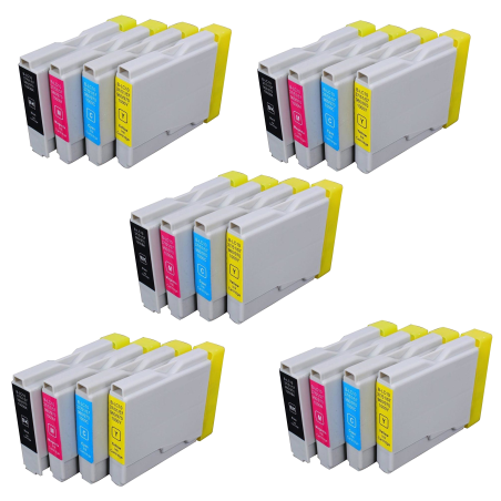 copy of Pack 4 compatible cartridges LC-970 - LC-1000