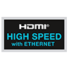 Câble HDMI Haute Vitesse avec ethernet HDMI™ Connecteur HDMI™ Micro Connecteur 4K@30Hz 10.2 Gbps 2.00 m Rond PVC Anthracite