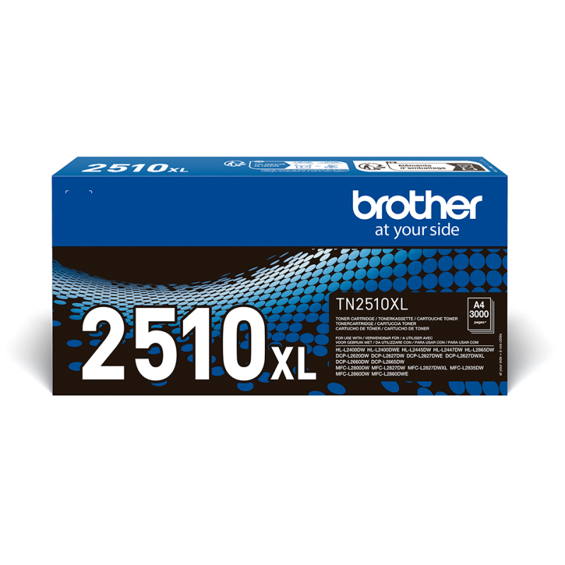 Genuine Brother TN2510XL Toner Cartridge - Black