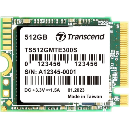 Transcend 300S - SSD 512 GB - PCIe 3.0 x4 (NVMe) - Ultieme Prestaties