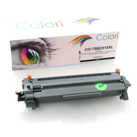 TN-2510XL - Compatibele Colori Premium Toner - 3000 Pagina's A4 @ 5%