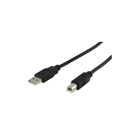 Câble USB 2.0 A mâle - B mâle 1.80 m
