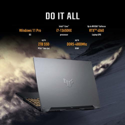 ASUS TUF Gaming F16 FX607JV – i7-13650HX, RTX 4060, 16 GB RAM, 512 GB SSD, 16" WUXGA 165 Hz
