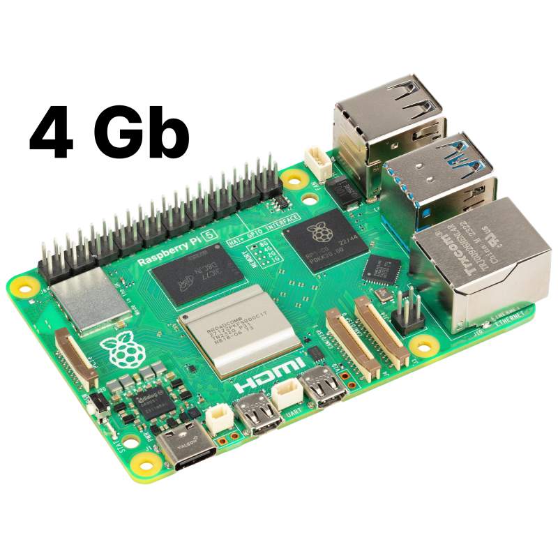 Raspberry Pi 5 4 Gb - Krachtige prestaties voor jouw projecten