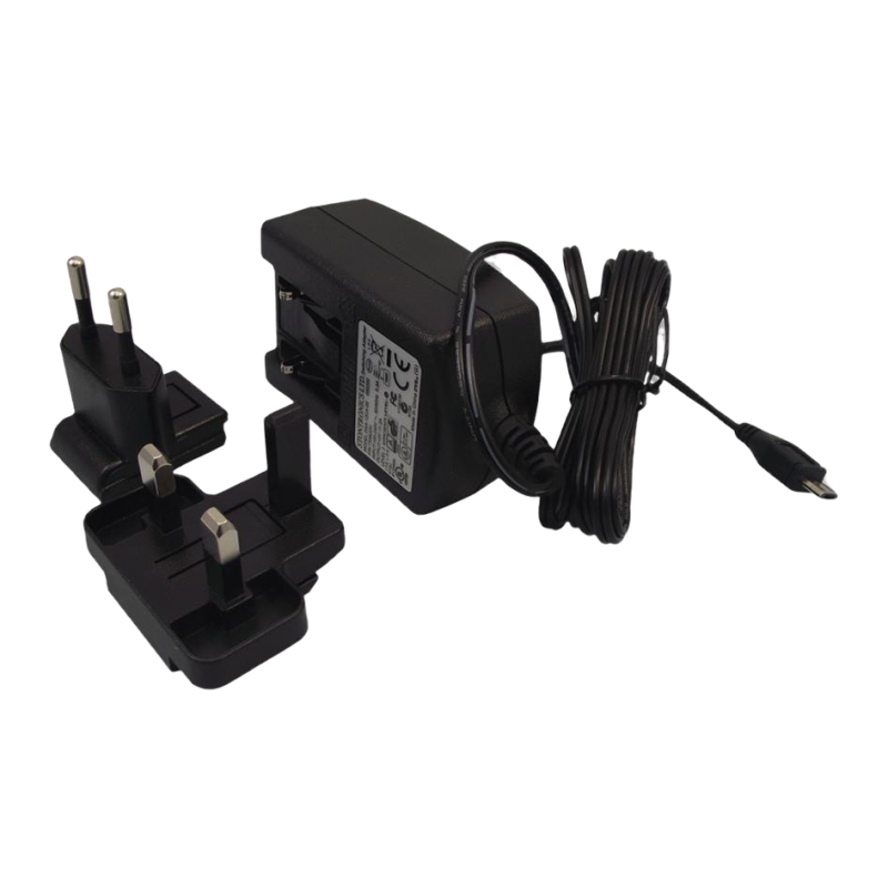 Bloc d'alimentation officiel Raspberry Pi 2 & 3 avec prises UK et EU