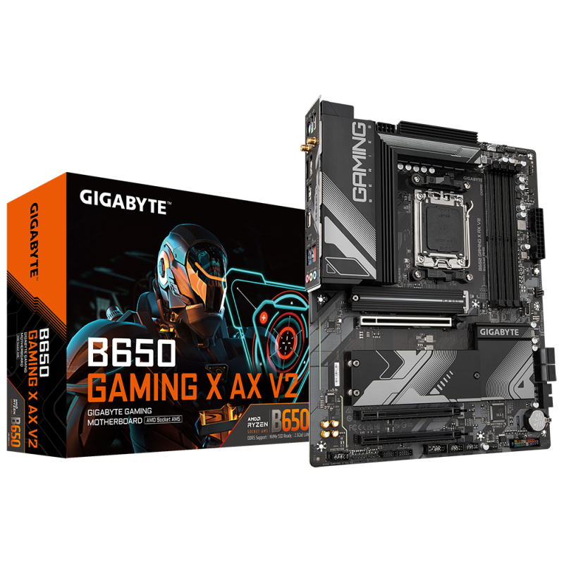 GIGABYTE B650 GAMING X AX V2 – Carte mère AMD AM5 DDR5 Wi-Fi 6E