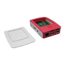 Official Raspberry Pi 3 Model B/B+ Case White Red | YF Computing