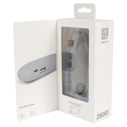 Sweex Portable Power Bank 2600 mAh USB Grey