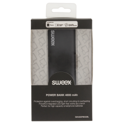 Sweex Portable Power Bank 4000 mAh USB Black