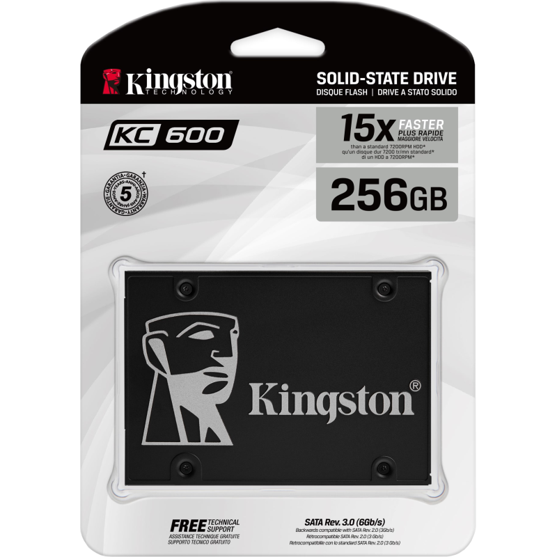 Kingston SSD KC600 256 Gb SATA 2,5"