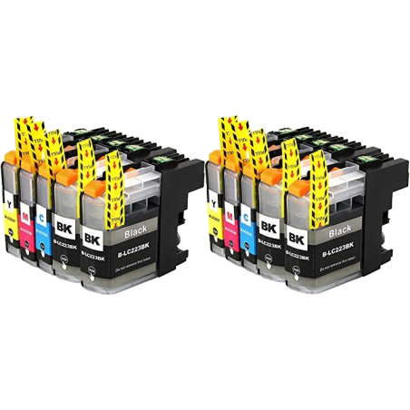 Pack 10 compatible cartridges LC-223