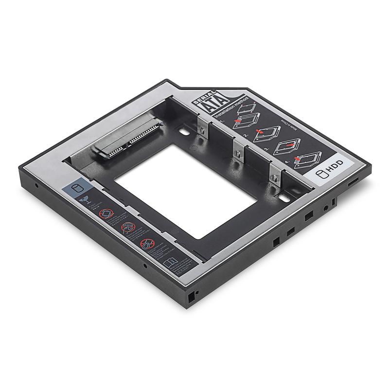 SSD/HDD Installation Frame for CD/DVD/Blu-ray drive slot