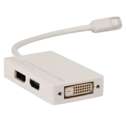 Mini DisplayPort Multi Adapter Cable Mini DisplayPort Male - DisplayPort Female + DVI-D 24+1 / HDMI™ output 0.2 m White