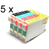 5 Pack 4 compatible cartridges T0715