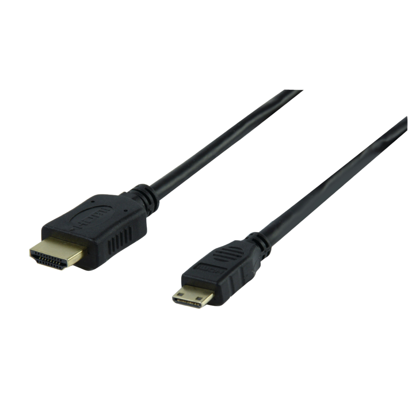 Câble HDMI High Speed AM - CM Connecteur HDMI - HDMI Mini Mâle 1.50 m Noir