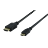 High Speed HDMI Kabel HDMI-Connector - HDMI Mini-Connector Male 1.50 m Zwart