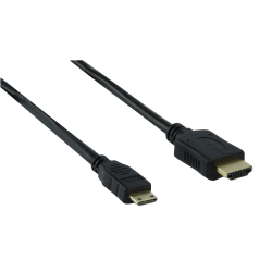 Cable HDMI Male/Mini HDMI Male 1.5 m Black