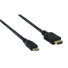 Cable HDMI Male/Mini HDMI Male 1.5 m Black