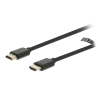High Speed HDMI cable with Ethernet HDMI-Connector - HDMI-Connector 2.0 m Black