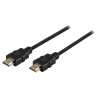 Câble HDMI avec Ethernet haute vitesse AM - AM Connecteur HDMI - Connecteur HDMI 1.2 m Noir