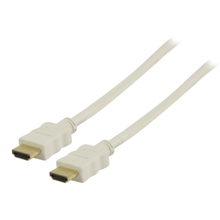 High Speed HDMI cable with Ethernet HDMI-Connector - HDMI-Connector 3.00 m White