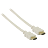 Câble HDMI avec Ethernet haute vitesse AM - AM Connecteur HDMI - Connecteur HDMI 3.00 m Blanc