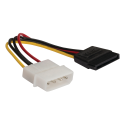 Internal Power Cable Molex Male - SATA 15-Pin Female 0.15 m