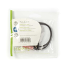 Nedis Audiokabel Headset 3,5 mm Male - 2x 3,5 mm Female 0,2 m Zwart